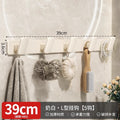 Creamy white, heavy-duty 5-hook