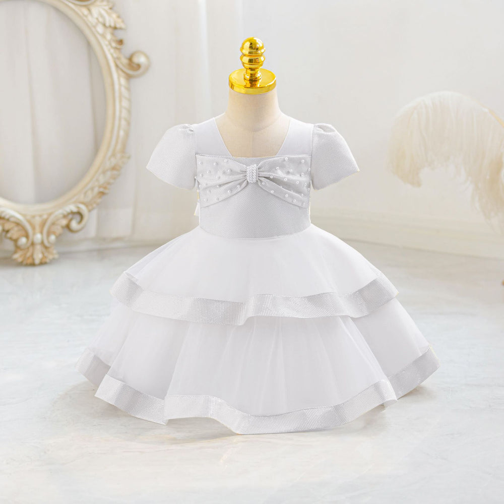 Export ready-made children's dress bows princess dress baby girl birthday party dress flower girl