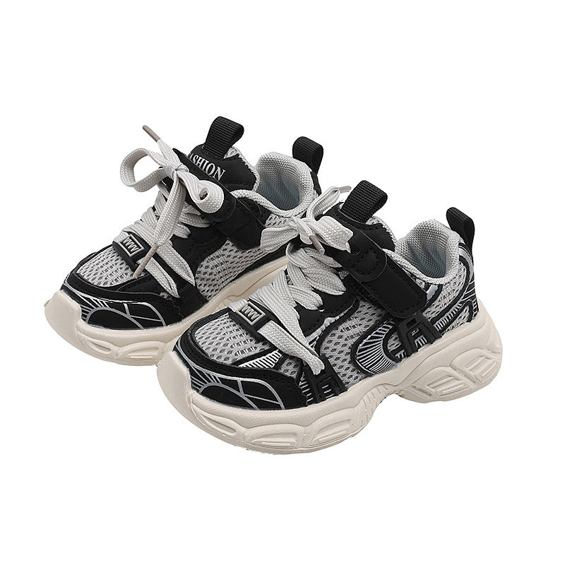 Vancahao kids' fashion chunky sneakers -  spring/autumn new collection: lightweight running shoes for boys, casual sports shoes for girls