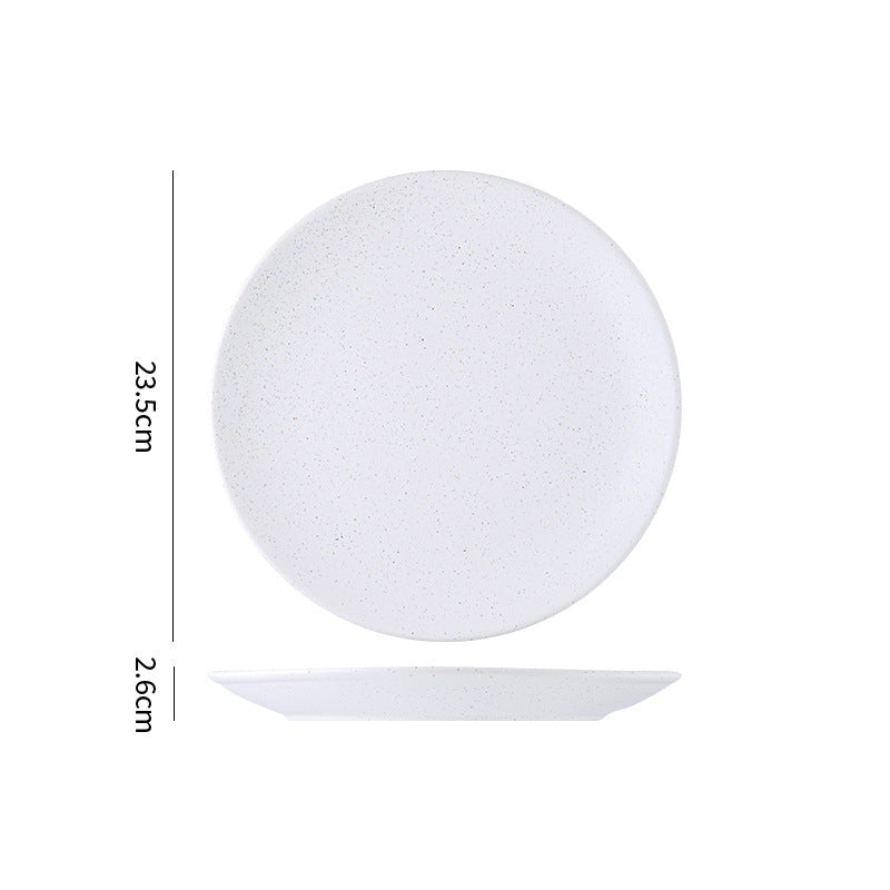 Byron minimalist high-end ceramic bowls, plates, and dishes - creative tableware for hotels, restaurants, and home use - western cuisine steak plates and dessert plates
