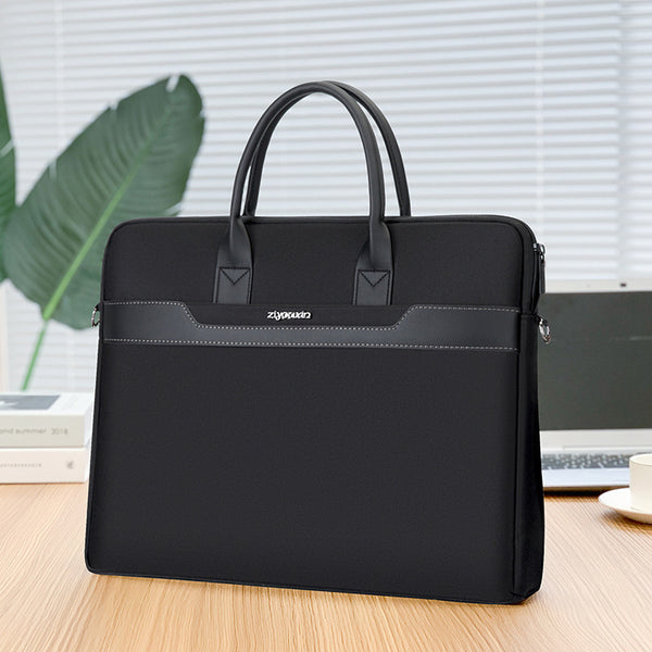 Yiyunchen Men's Handheld Briefcase Printing Custom Logo Women's Commuter Business Briefcase Government Meeting Bag