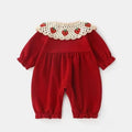Hundred days full moon first birthday dress monthly age outing romper khaki baby autum clothes infant one-piece baby