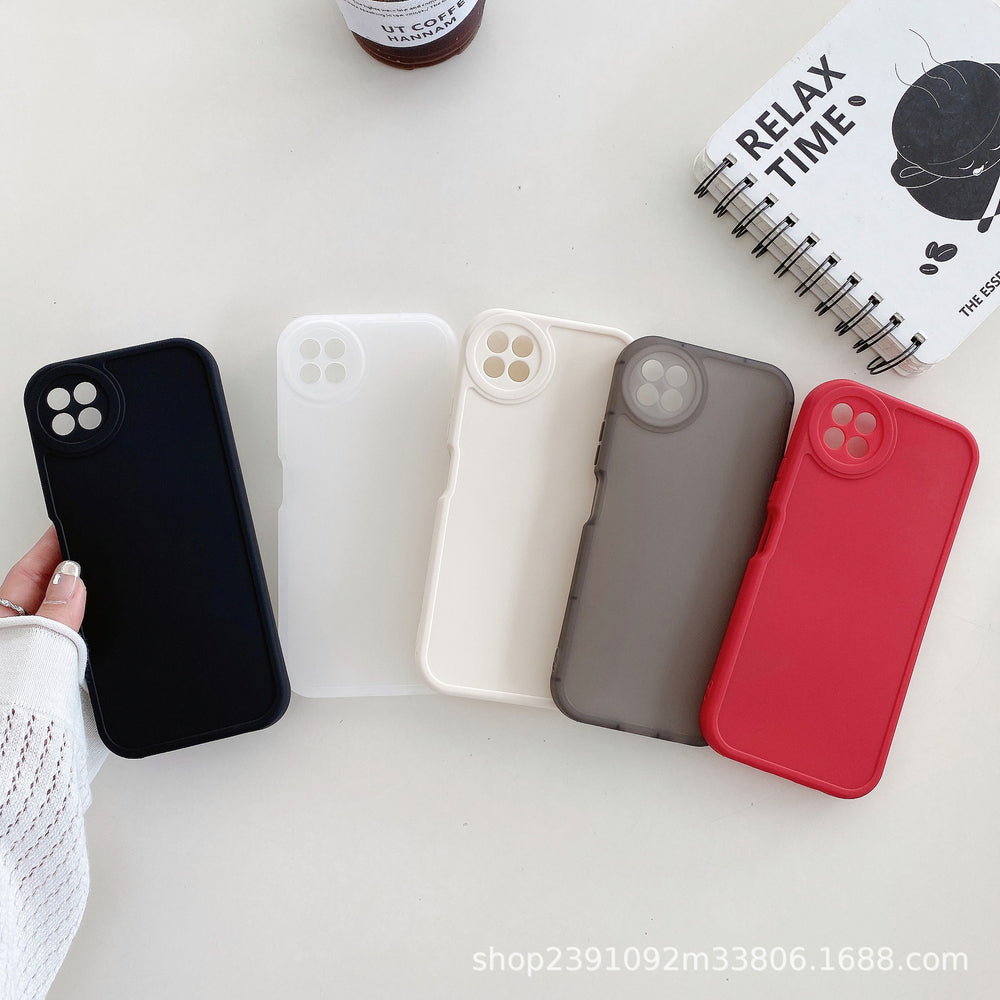 Suitable for redmi note 14 pro+ phone case, matte finish, chubby girl design, xiaomi 15 precision cut, big eye protective cover