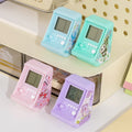 Pocket mini tetris game console arcade mini keychain pendant creative stationery gift export goods