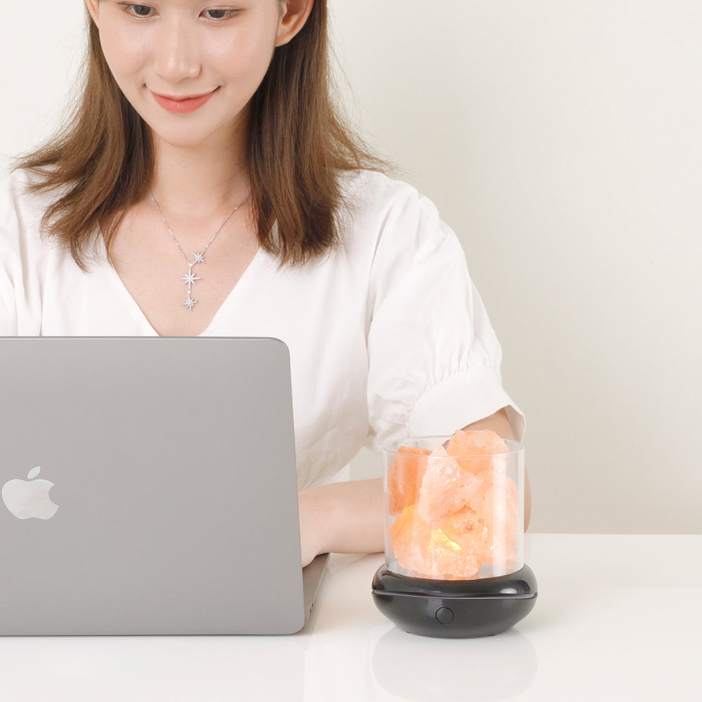 Amazon bestseller: negative ion aroma diffuser lamp - usb powered, color-changing himalayan salt lamp for home & bedroom - cross-border gift item