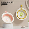 Foldable baby wash basin - portable, hangable, and perfect for washing newborns' faces and butts
