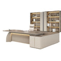 Saint li boss table and chair combination president office simple modern accessible luxury paint executive table elegant manager table and chair main