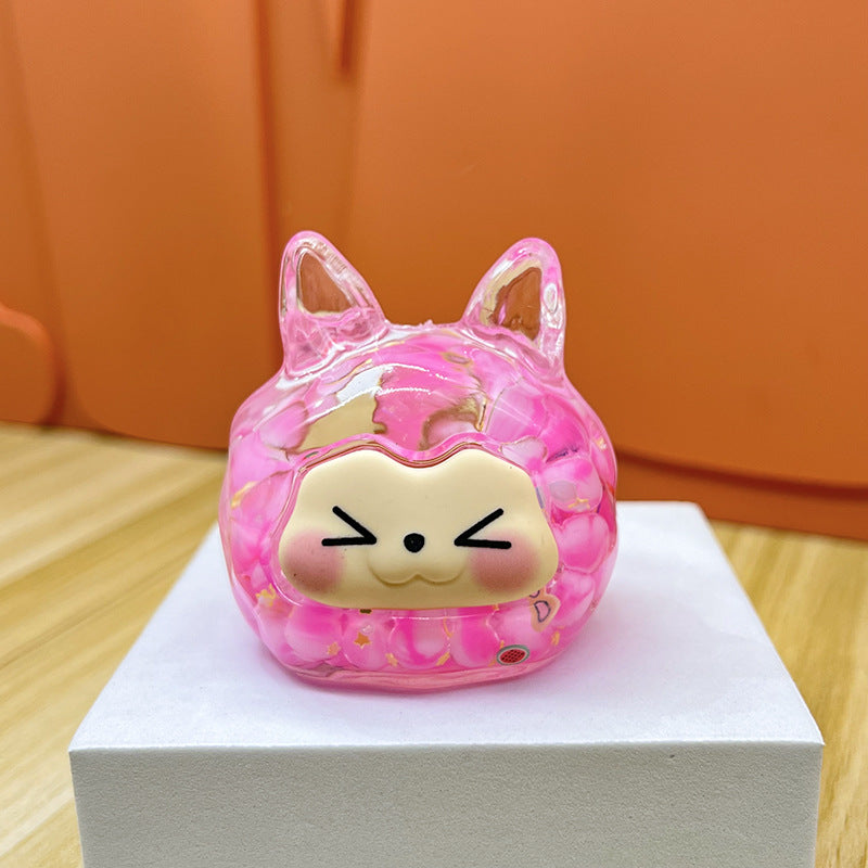 oversized three-dimensional quicksand KIKI shopping mall blind box figure desktop ornament car pendant DIY jewelry accessories