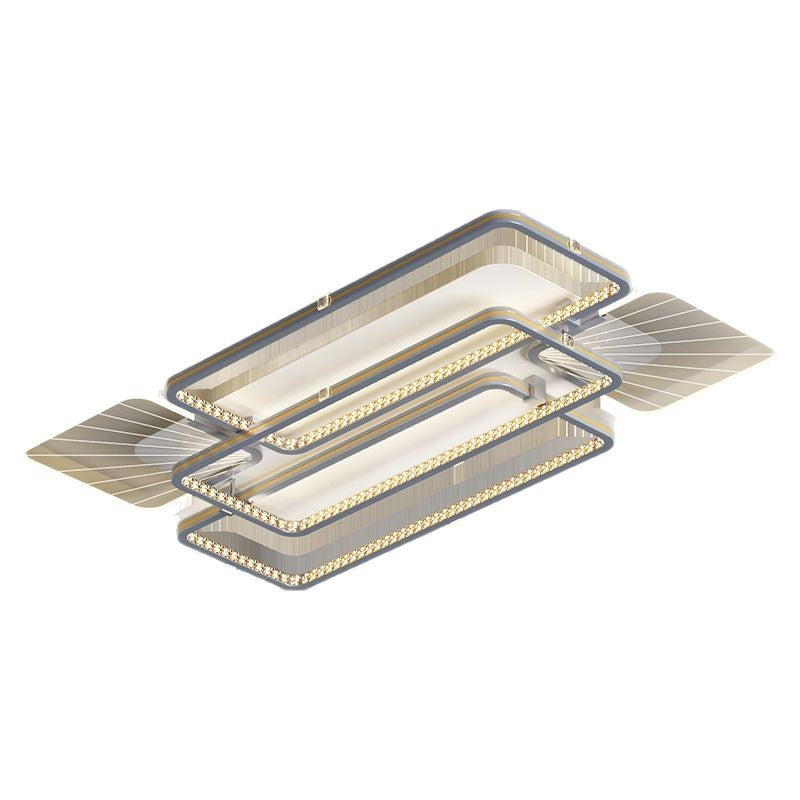 2025 new atmospheric light luxury living room light ceiling light master bedroom lighting combination whole house package simple and modern