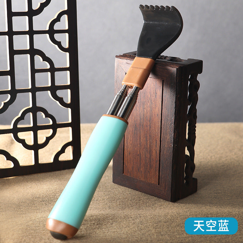 Itchy scratcher, no need to ask for help, scratcher, old man, scratchy scratcher, handy gadget, retractable stainless steel double pole anti-rotation