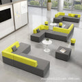 Office sofa irregular shape training institution patchwork sofa reception rest area business reception casual sofa sf-02