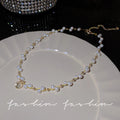 Vintage wrapped pearl-x977 gold