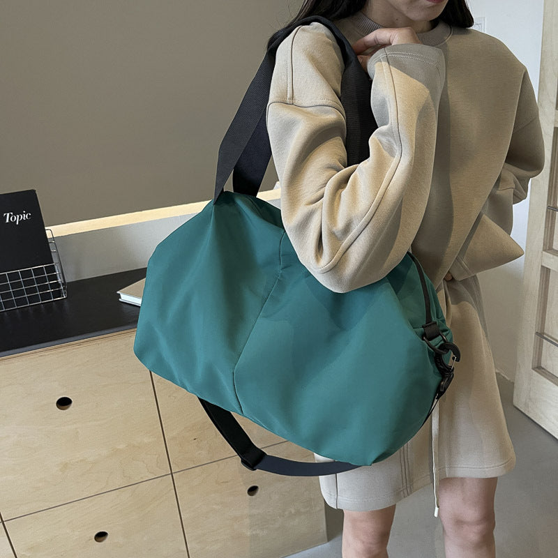 New women's yoga fitness bag casual wet and dry separation swimming bag large capacity short business trip light travel bag