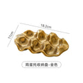 Instagrammable creative photography ceramic props egg tray - trending online style display plate - jewelry storage - high-value tray