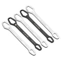 Multifunctional torx wrench multi-purpose universal double-head self-tightening glasses stupid head narrow adjustable wrench tool suit