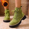 autumn new arrival: plus-size fleece-lined martin boots for women, sizes 36-43. wholesale available for  &  dropshipping