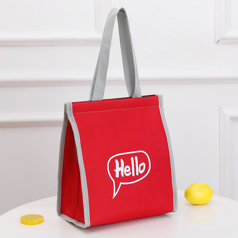 [Event Promotion] When Bag Thickened Picnic Bag Student Lunch Bag Canvas Bag Storage Bag Tote Bag Thermal Insulation Bag