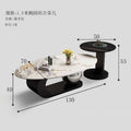 Set combination [ 1.3m + c side table ] pandora