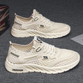 Men's winter 2025 new collection: breathable, hollow-out casual mesh shoes - versatile, soft sole, durable, running, mesh athletic trendy sneakers