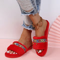 autumn and winter new arrival one-line soft bottom ethnic style fur slippers women's foreign trade large size fur ball heattech cotton dropshipping