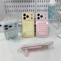 Suction cup stand heart-shaped large viewfinder compatible with apple 18 pro max phone case dopamine color iphone 18 soft case