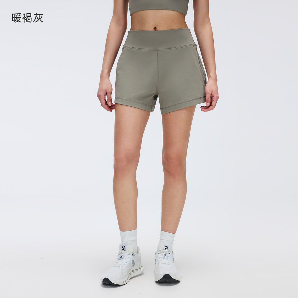 Women's high-waisted yoga shorts - summer fitness shorts, loose fit, slimming, casual, breathable, running & workout pants - d26076