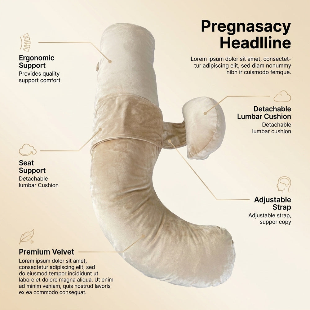body pillow gray pregnant women sleeping pillow pregnant women side sleeping pillow slope pillow pregnant women must-have artifact pregnant women pillow