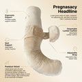 body pillow gray pregnant women sleeping pillow pregnant women side sleeping pillow slope pillow pregnant women must-have artifact pregnant women pillow