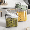 Grain storage box kitchen bean sealed jar food grade grain storage jar rice grain storage handy gadget