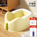 Dinosaur model-pvc model-lemon yellow + rinse bottle