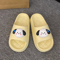 Women's eva slippers - summer outdoor wear, cartoon design, indoor bathroom bathing, non-slip thick sole, home couple slippers - "cloud-like comfort"