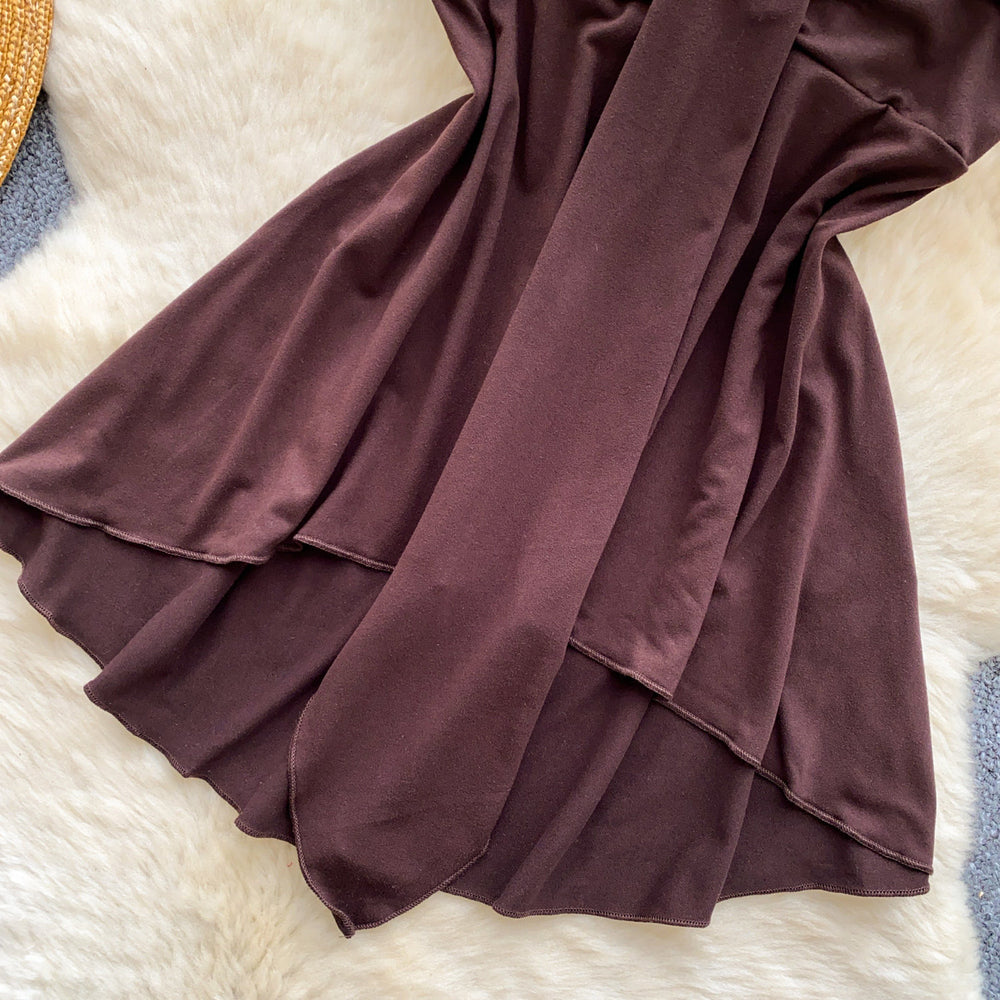 Light mature style haltertube top silm hot girl dress female summer waist slimming look a-line skirtelegant hip skirt