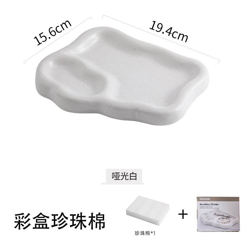 Insaccessible luxury desktop jewelry storage display tray popular photo props good-looking stylish tray storage tray