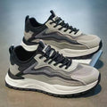 Men's summer breathable mesh athletic casual running shoes - versatile, height-increasing, trendy dad shoes for travel and teens