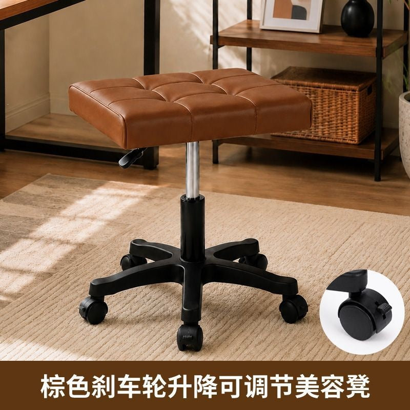 Pulley rotate adjustable beauty lunch break footrest adjustable manicure office footrest household tiptoe stool