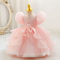 New arrival: children's formal dress - tutu skirt, puff sleeves, cake princess dress for baby girls