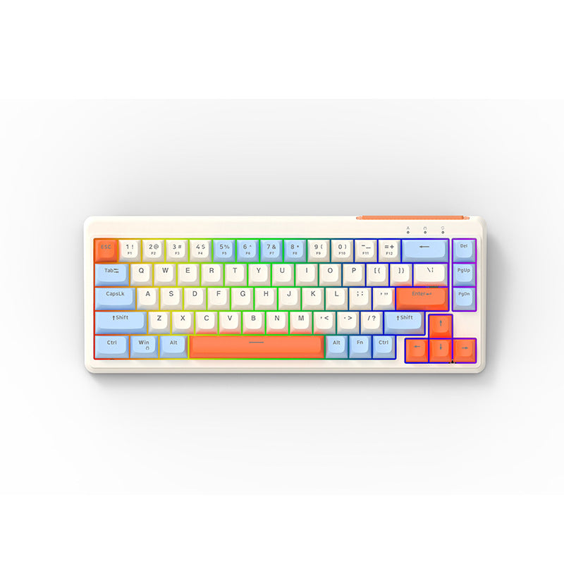 Acer OAK224 wireless bluetooth three-mode mechanical feel keyboard game e-sports office silent PBT ball cap key