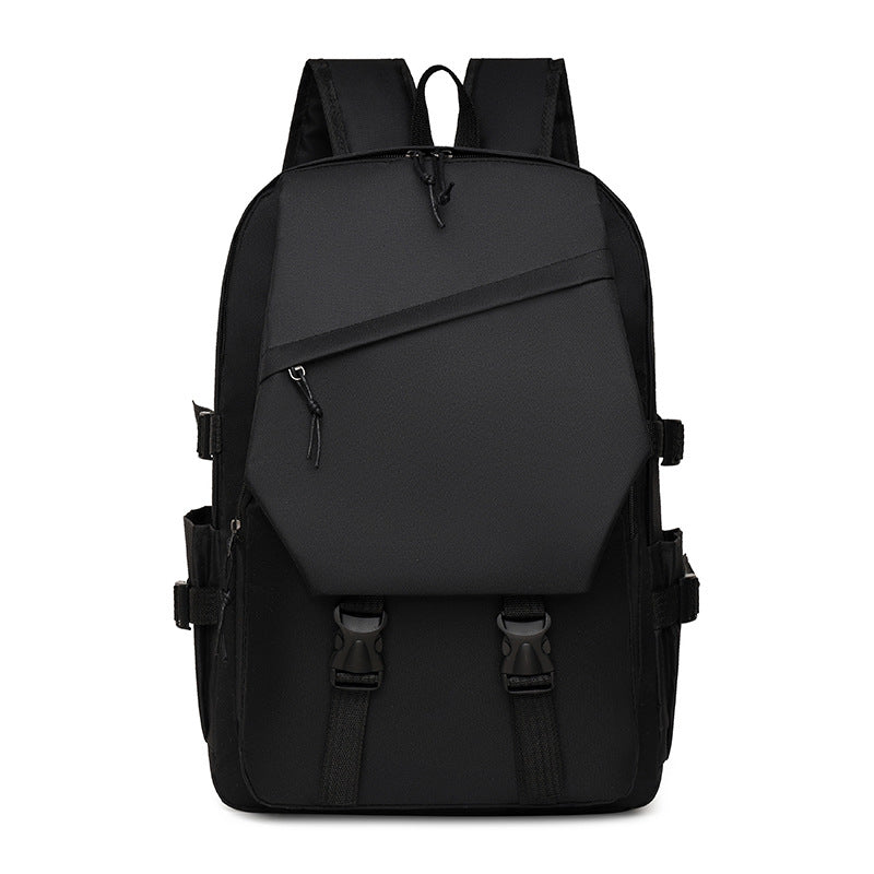 School bag male college student large capacity high school student backpack men's computer bag notebook backpack plus logo