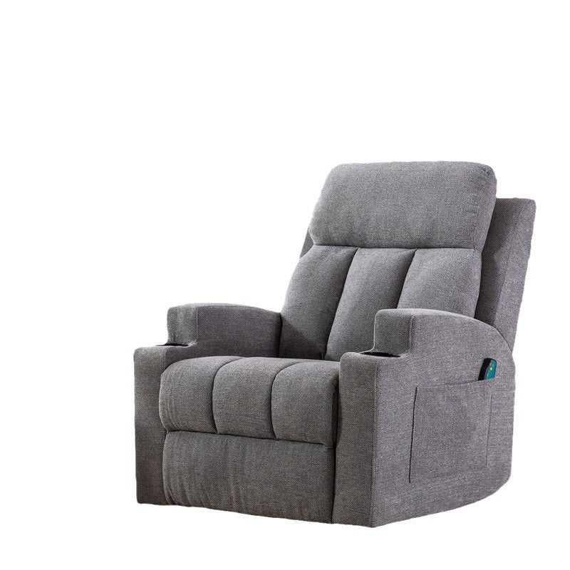 Multifunctional personalized first-class space capsule single zero-reclining wall lazy fabric sofa manicure massage electric sitting and lying