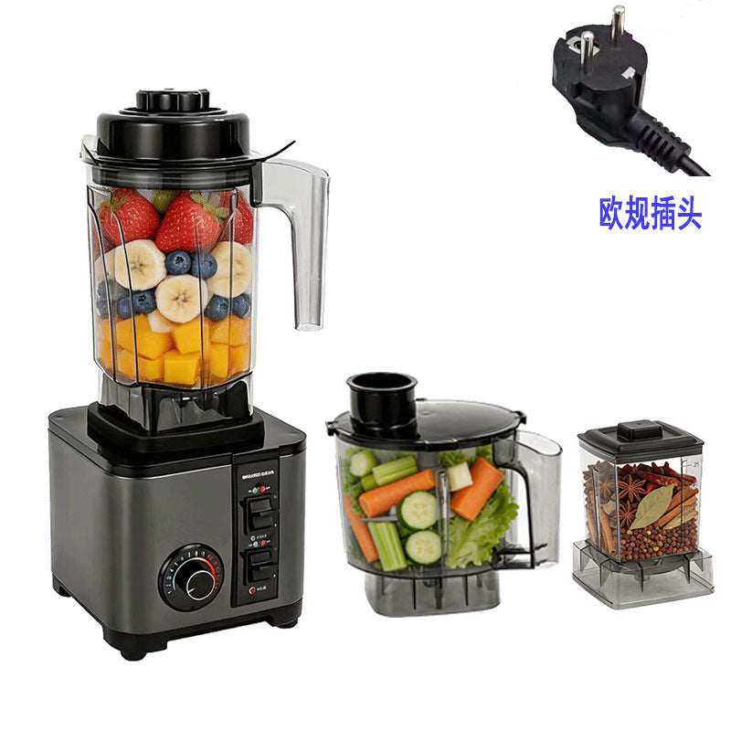 Stainless steel blender - multifunctional, large capacity, home use: food processor, juicer, soy milk maker, grinder, mixer, smoothie maker