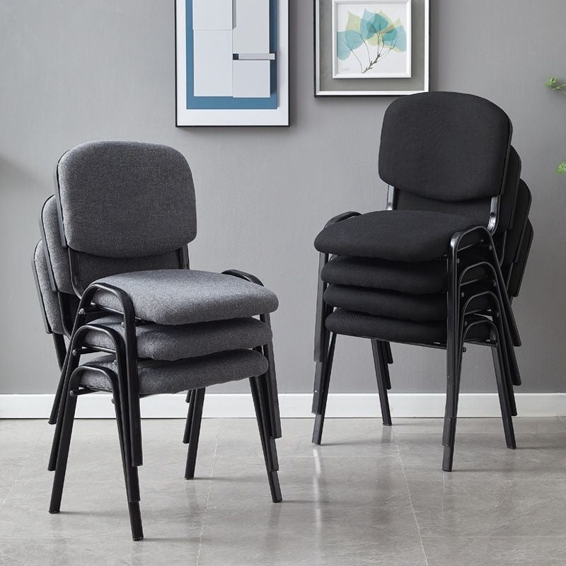 Minimalist ergonomic office chair for conference reception, comfortable for extended sitting, staff computer chair - default option: other plastic