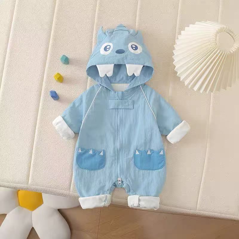 Spring & fall baby cute new arrival baby clothes outwear super cute jumpsuit outwear jacket ha shirt crawling suit
