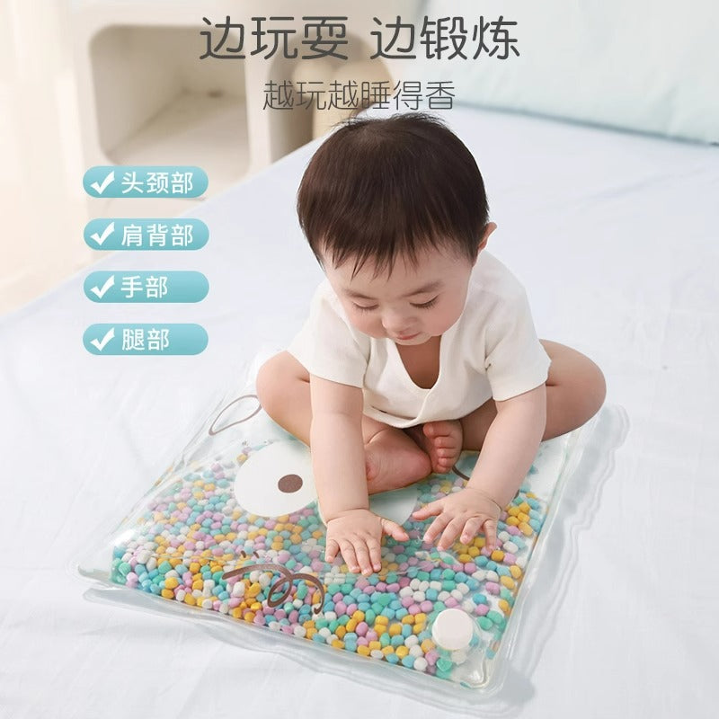 Baby stepping water bag montessori early education toy educational baby toddler stepping on beans hand patting and grasping newborn sensory training