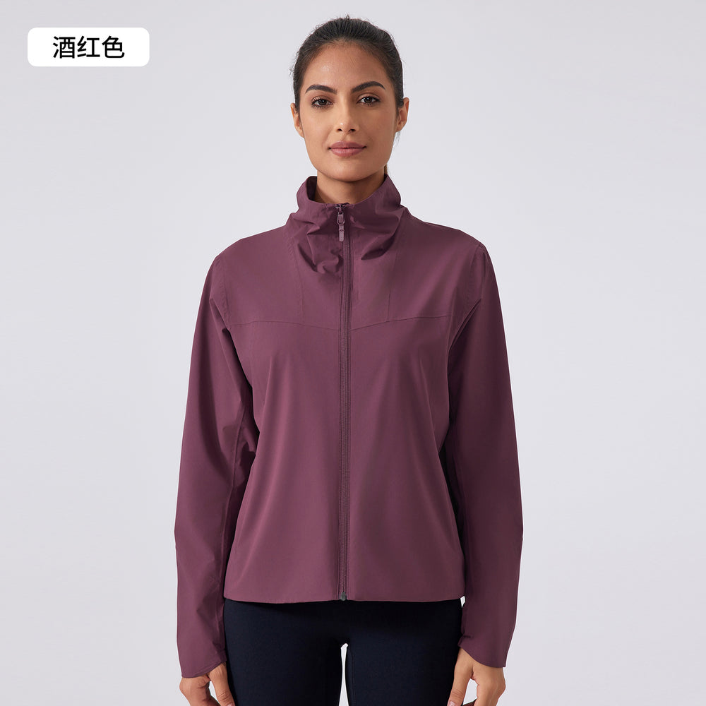 New windproof, waterproof, and stain-resistant slim-fit stand collar fleece windbreaker - outdoor camping, hiking, and mountaineering jacket daw010
