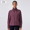 New windproof, waterproof, and stain-resistant slim-fit stand collar fleece windbreaker - outdoor camping, hiking, and mountaineering jacket daw010