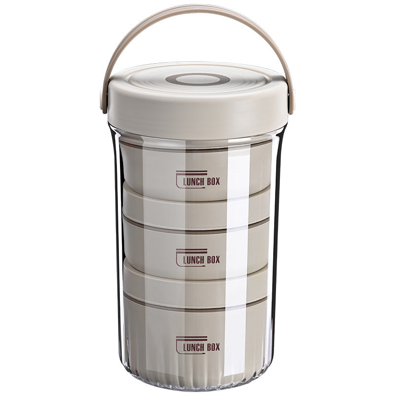 Portable, portable, multi-layer lunch box, foam insulation bucket, lift pot, Japanese-style sealed insulation lunch bucket, insulation lunch box, fresh-keeping box.