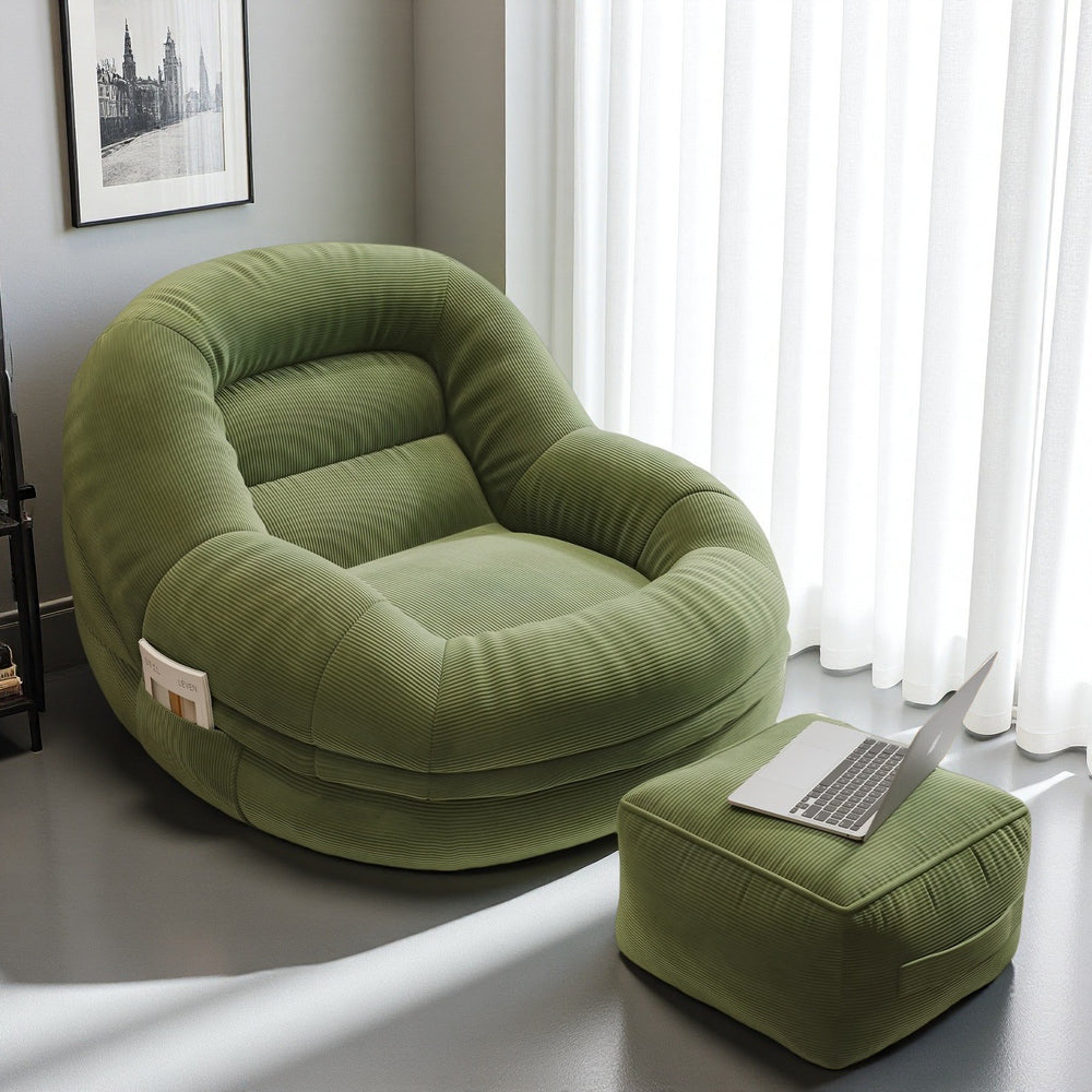 Factory direct hair can lie down and sleep lazy small sofa tatami human dog house balcony lounge chair casual decompression bean bag