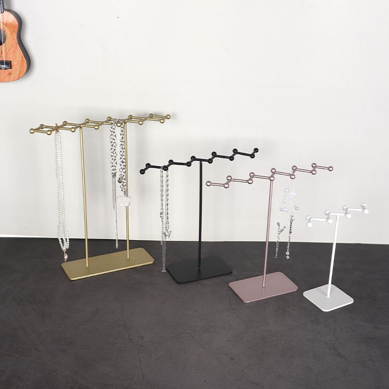 New arrival jewelry stand necklace stand earring stand desktop storage jewelry display stand bracelet ring earring hanging shelf