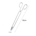 Wholesale in stock stainless steel food tongs charcoal tongs fire tongs multifunctional barbecue tongs barbecue tools accessories