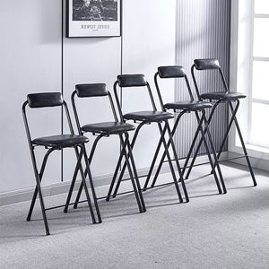 Portable foldable bar chair cashier counter bar chair front desk chair bar stool casual backrest dining chair bar counter default item